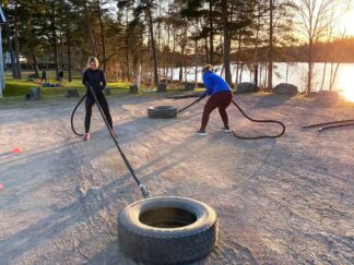 Utomhusträning Landvetter, Landehof och Öjersjö, Kåsjögården. Konditionsträning, Styrketräning utomhus året om,